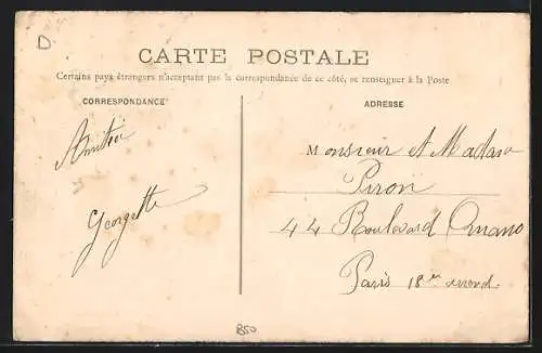 AK Pierrefitte, Vue générale des vignobles et du village