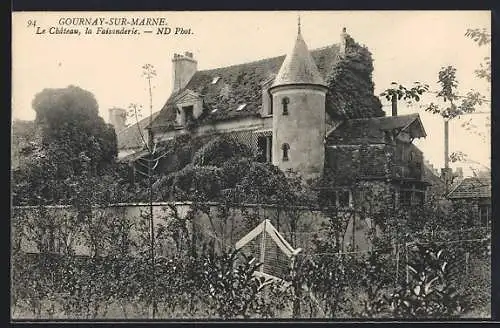 AK Gournay-sur-Marne, Le Château, la Faisanderie