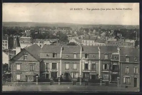 AK Le Raincy, Vue générale (vue prise des Petites Familles)