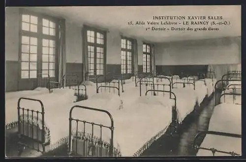 AK Le Raincy, 1er Dortoir de l`Institution Xavier Sales, Dortoir des grands élèves