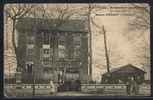 AK Montfermeil, Restaurant des Pèlerins, Maison Viennot