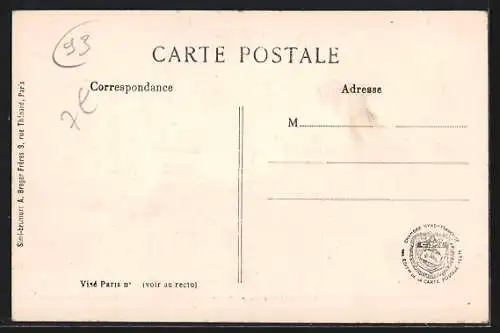 AK Bobigny, Pont du Canal et scène de rue animée avec habitants