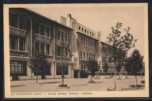 AK La Courneuve, Groupe Scolaire Poincaré, Intérieur