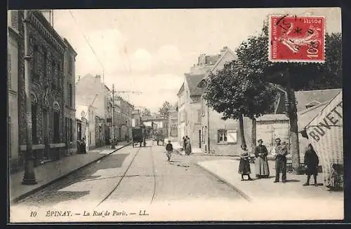 AK Épinay, La Rue de Paris