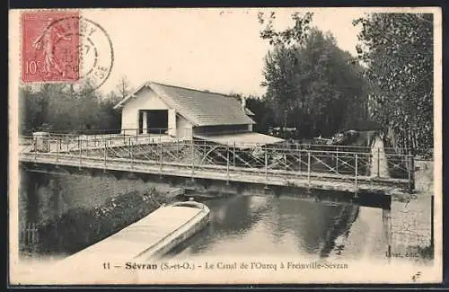 AK Sevran, Le Canal de l`Ourcq à Freinville-Sevran