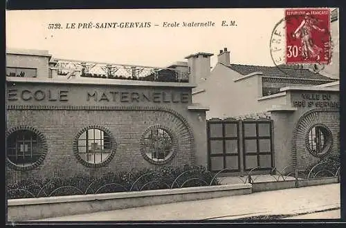 AK Le Pré-Saint-Gervais, École Maternelle E.M