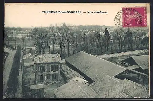 AK Tremblay-les-Gonesse, Vue générale des toits et arbres en arrière-plan