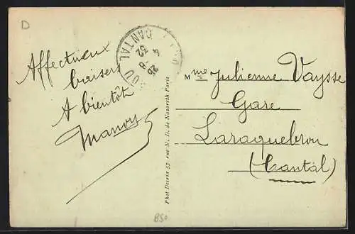 AK Tremblay-les-Gonesse, Vue générale des toits et arbres en arrière-plan