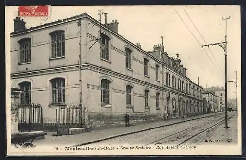 AK Montreuil-sous-Bois, Groupe Scolaire, Rue Arsène Chéreau