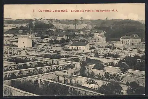 AK Montreuil-sous-Bois, Le Clos des Pêches et les Carrières