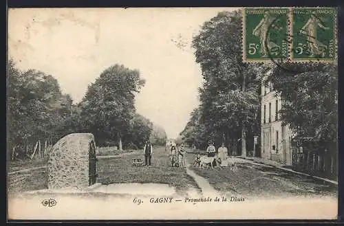 AK Gagny, Promenade de la Dhuys