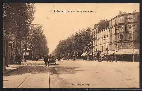 AK Aubervilliers, Les Quatre-Chemins