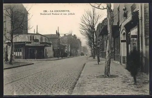 AK La Courneuve, Boulevard Pasteur et rue Jollois