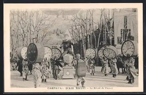 AK Aix-en-Provence, Carnaval / Fasching, le Réveil de Pierrot