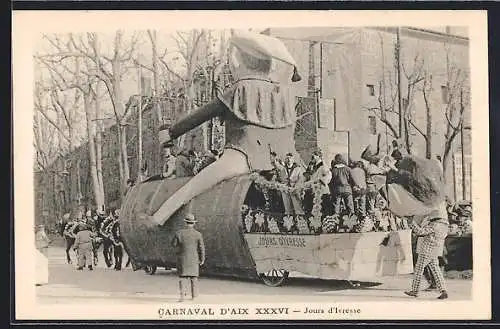 AK Aix-en-Provence, Carnaval / Fasching, Jours d`Ivresse