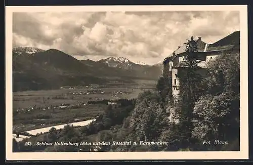 AK Hollenburg, Schloss Hollenburg m. d. Karawanken