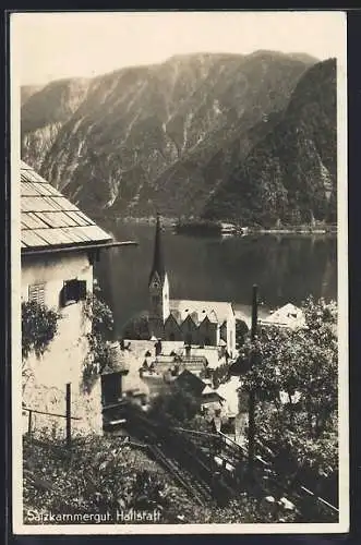 AK Hallstatt /Salzkammergut, Blick auf den See