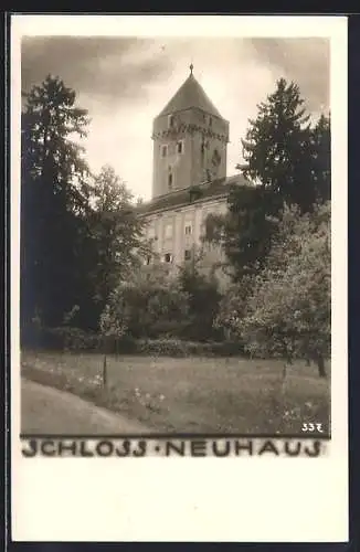 AK St. Martin im Mühlkreis, Blick auf das Schloss Neuhaus