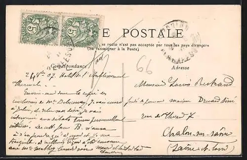 AK Le Boulou, Pont du Boulou avec vue sur les Pyrénées-Orientales