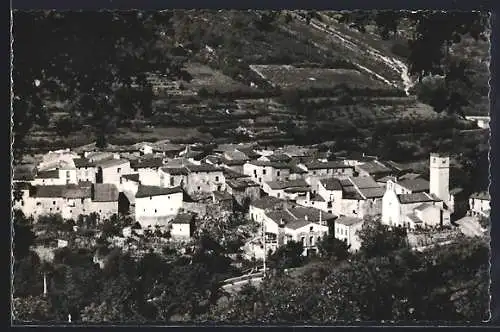 AK Campome, Vue générale du village et des paysages environnants