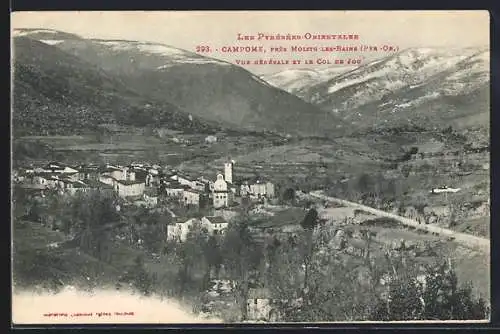 AK Campôme, Vue générale et le Col de Jau