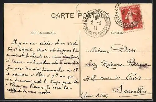 AK Campome, Vue générale et le Col de Jau