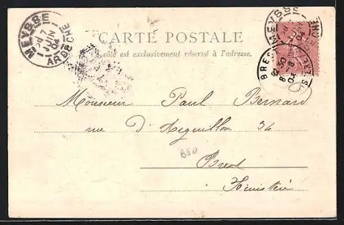 AK Saint-Laurent-de-Cerdans, La Forge d`Adall et La Cascade dans les Pyrénées Orientales