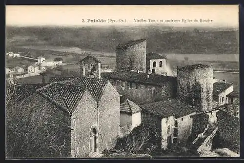 AK Palalda, Vieilles Tours et ancienne Église du Rosaire