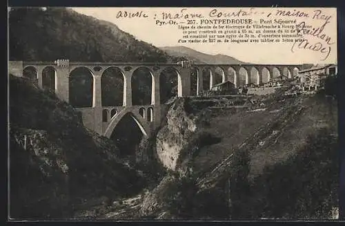 AK Fontpedrouse, Pont Séjourné et viaduc dans les Pyrénées-Orientales