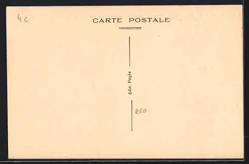 AK Saint-Laurent-de-Cerdans, Vue générale du Hameau Puig-Sec avec le Canigou en arrière-plan