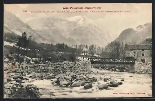 AK Courbassill, près Carol, Le Col de Puymorens au fond