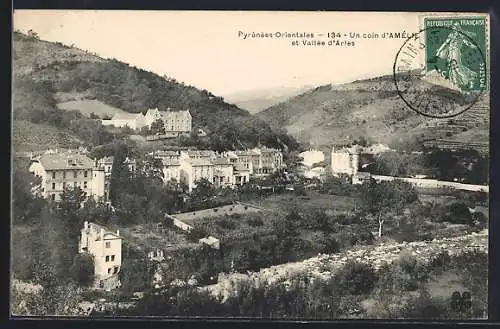 AK Amélie-les-Bains, Un coin d`Amélie et Vallée d`Arles