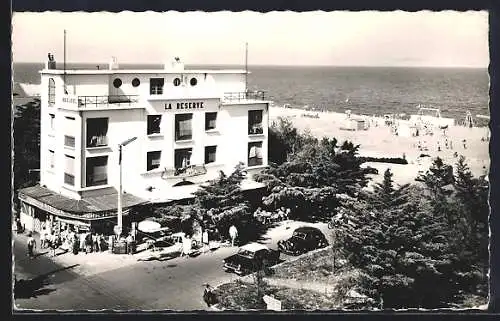 AK Argelès-sur-Mer, La Réserve et la plage