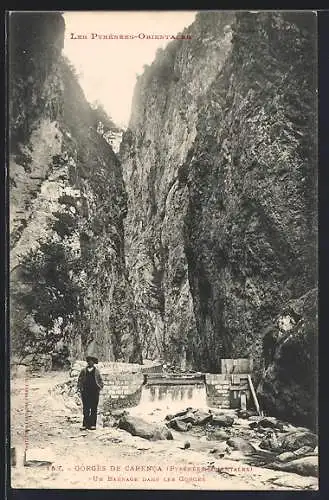 AK Gorges de Carenca, Un barrage dans les gorges