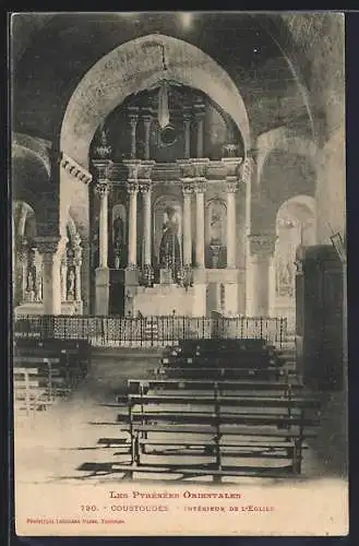 AK Coustouges, Intérieur de l`église