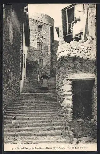 AK Palalda, Vieille Rue du Bac près d`Amélie-les-Bains