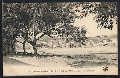 AK Banyuls-sur-Mer, Vue prise du Fontalau