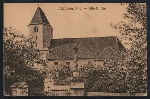 AK Altdöbern /N.-L., Alte Kirche