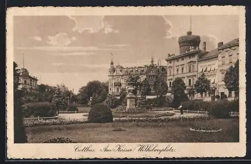 AK Cottbus, Am Kaiser Wilhelmsplatz