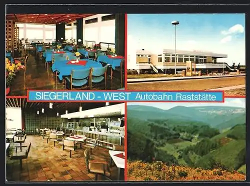 AK Freudenberg / Siegerland, Autobahn-Raststätte Siegerland-West, Bes. Waldemar Sauer