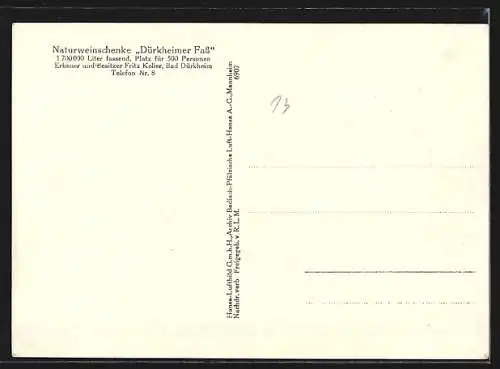 AK Bad Dürkheim, Dürkheimer Fass