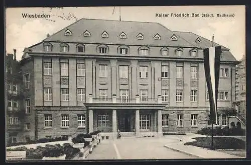 AK Wiesbaden, Kaiser Friedrich Bad, Städtisches Badehaus