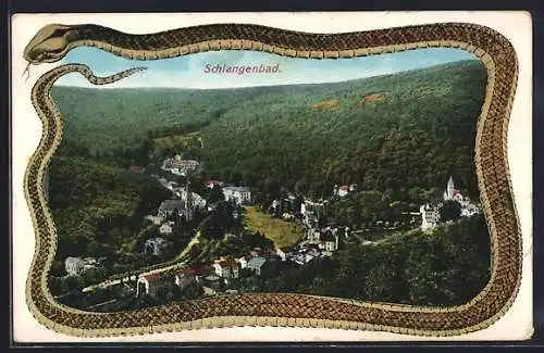 AK Schlangenbad, Ortsansicht