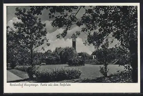 AK Wangerooge / Nordseebad, Partie aus dem Dorfplatz