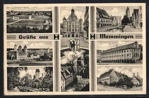 AK Memmingen, Rathaus, Fuggerbau, Steuerhaus