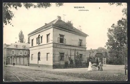 AK Weimar / Thüringen, Partie am Liszthaus