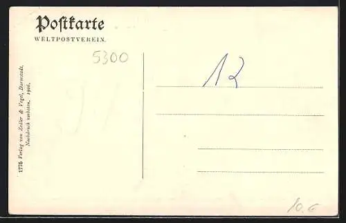 AK Weimar / Thüringen, Partie am Liszthaus