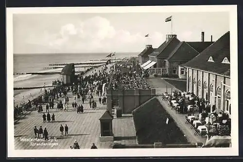 AK Westerland /Sylt, Strandanlagen