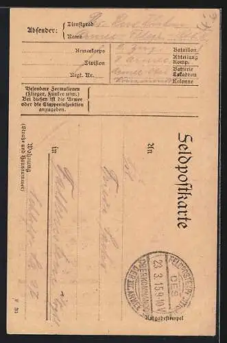 Künstler-AK Vouziers, Grabdenkmal 1914