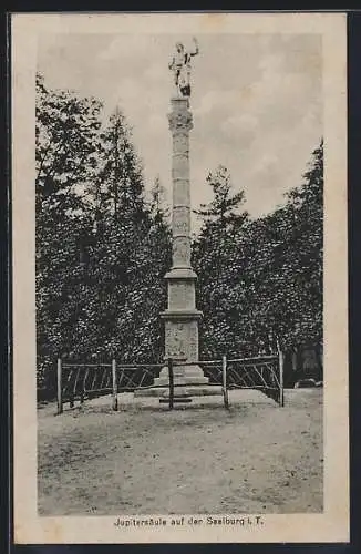 AK Saalburg / Taunus, Partie an der Jupitersäule